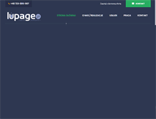 Tablet Screenshot of lupage.pl